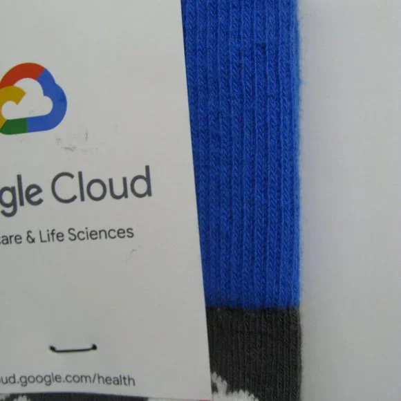 Google Cloud Healthcare & Life Sciences Swag Socks - Sock Club Cotton Crew NEW - Picture 6 of 8